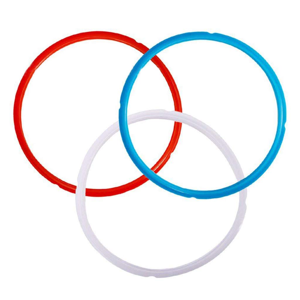 Silicone Sealing Ring for Instant Pot Electric Pressure Cooker Pot Seal  Ring Replacement Accessories Universal Fit for 6Qt /8QT Pack