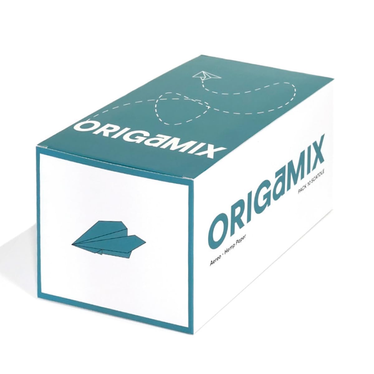 Mister Canapa, Origamix papier konopny Origami, pudełko 10 pudełek na 2500 karteczek łącznie 2500 karteczek - Origami i papierem do formowania, prostokątny, model samolotu