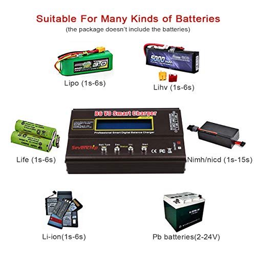 FancyWhoop B6 V3 Lipo acculader 80 W 6 A RC batterij balanceerontlader voor LiPo Li-ion levensduur NiCd NiMH LiHV PB Rc… - Afbeelding 3