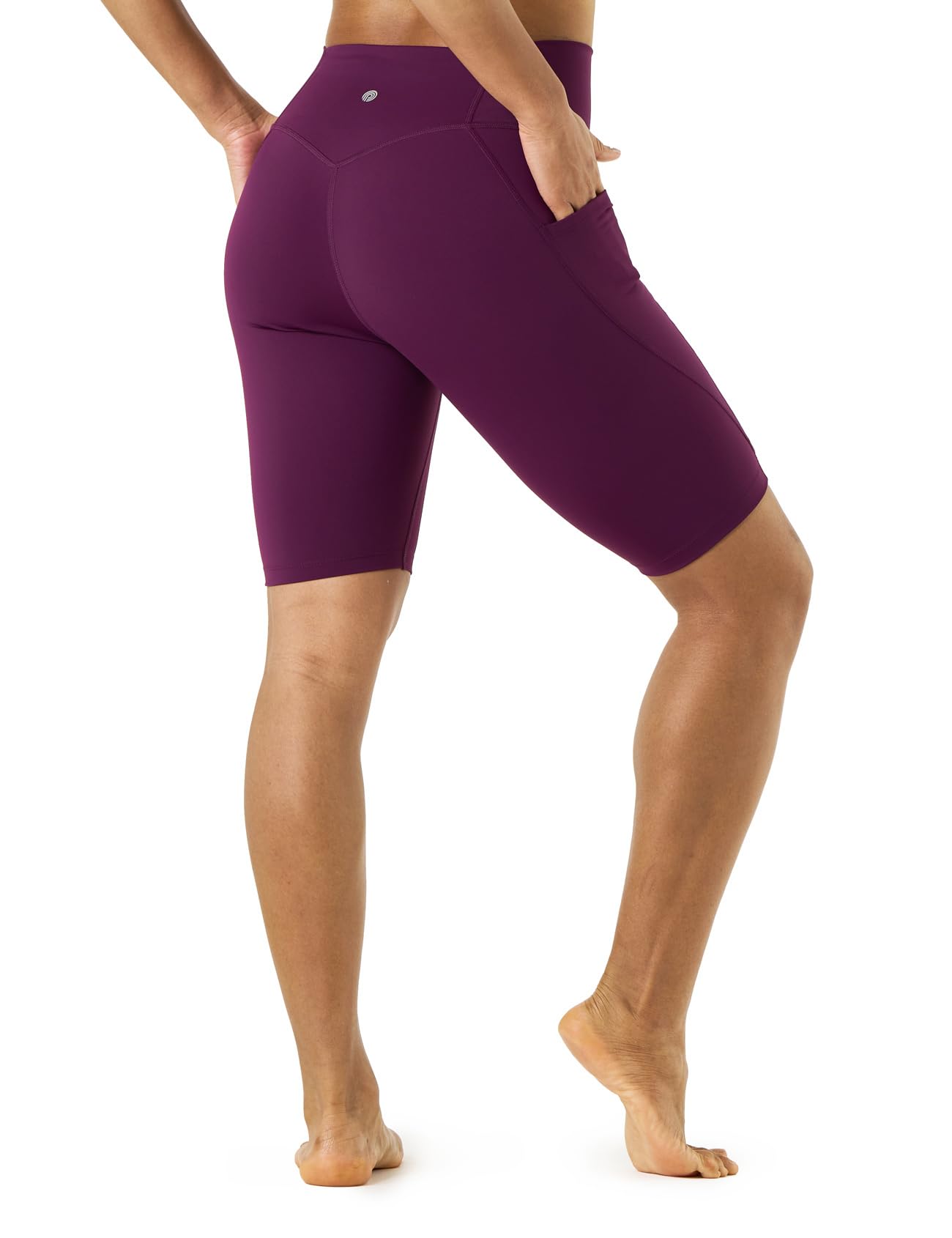 LAPASA Pantalón Corto Deportivo Mujer Leggings con Bolsillos Laterales Mallas Short Yoga Ejercicio Fitness Pilate Deporte Running Ciclismo Elastico L52A1/L52B1 — view 19