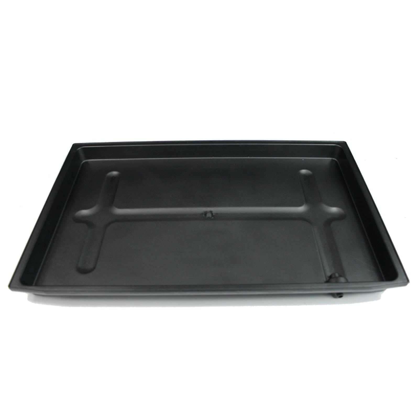 Bac de Récupération D'huile Noir pour Plantes, Bac de Plateau INOX D'huile sous Voiture, Facile à Nettoyer et Polyvalent
