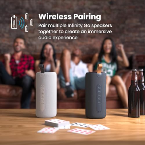 Image of Speck GEMTONES Infinity GO Speaker - White DUST