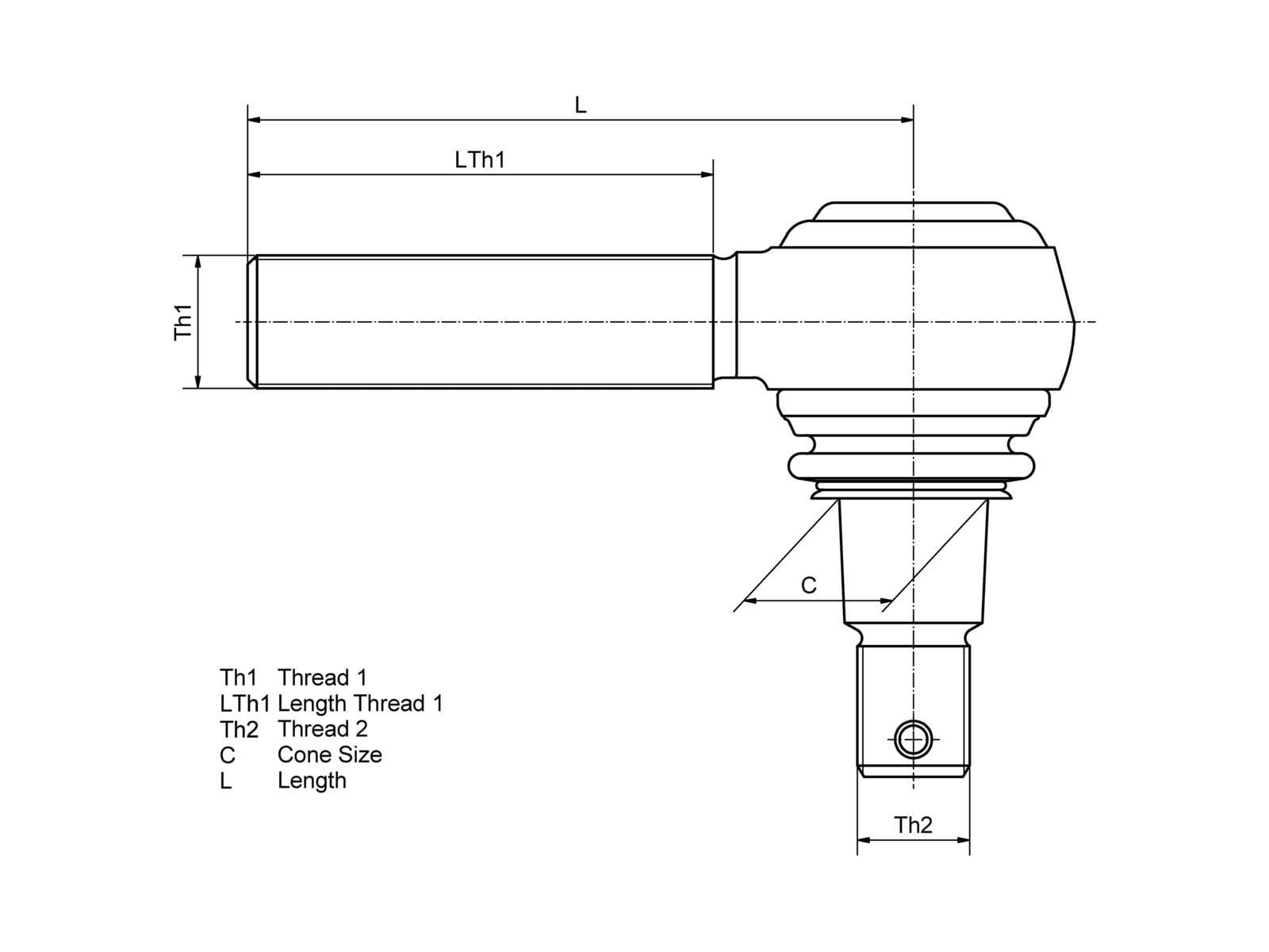 DT Spare Parts 2.53431 Giunto angolare Tirante laterale comando sterzo