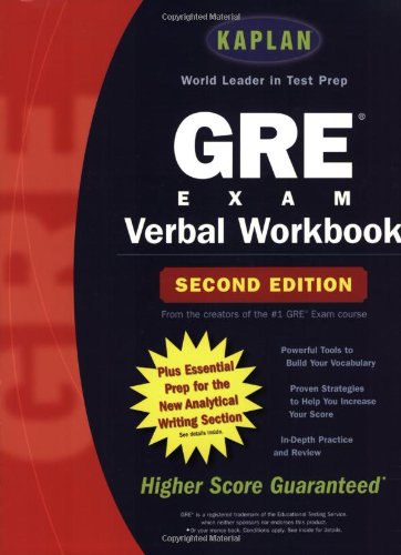 Kaplan GRE Verbal Workbook, 2nd Edition: Kaplan: 9780743230599: Amazon ...