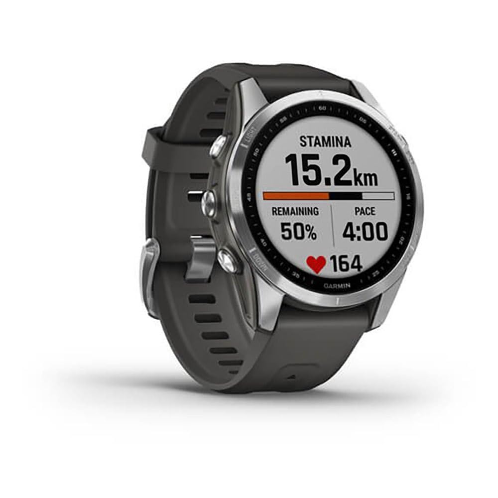 Garmin fenix 7 – GPS-Multisport-Smartwatch mit Farbdisplay und Touch-/Tastenbedienung, TOPO-Karten, über 60 vorinstallierte Sport-Apps, Garmin Music und Garmin Pay. Verschiedene Varianten zur Auswahl.