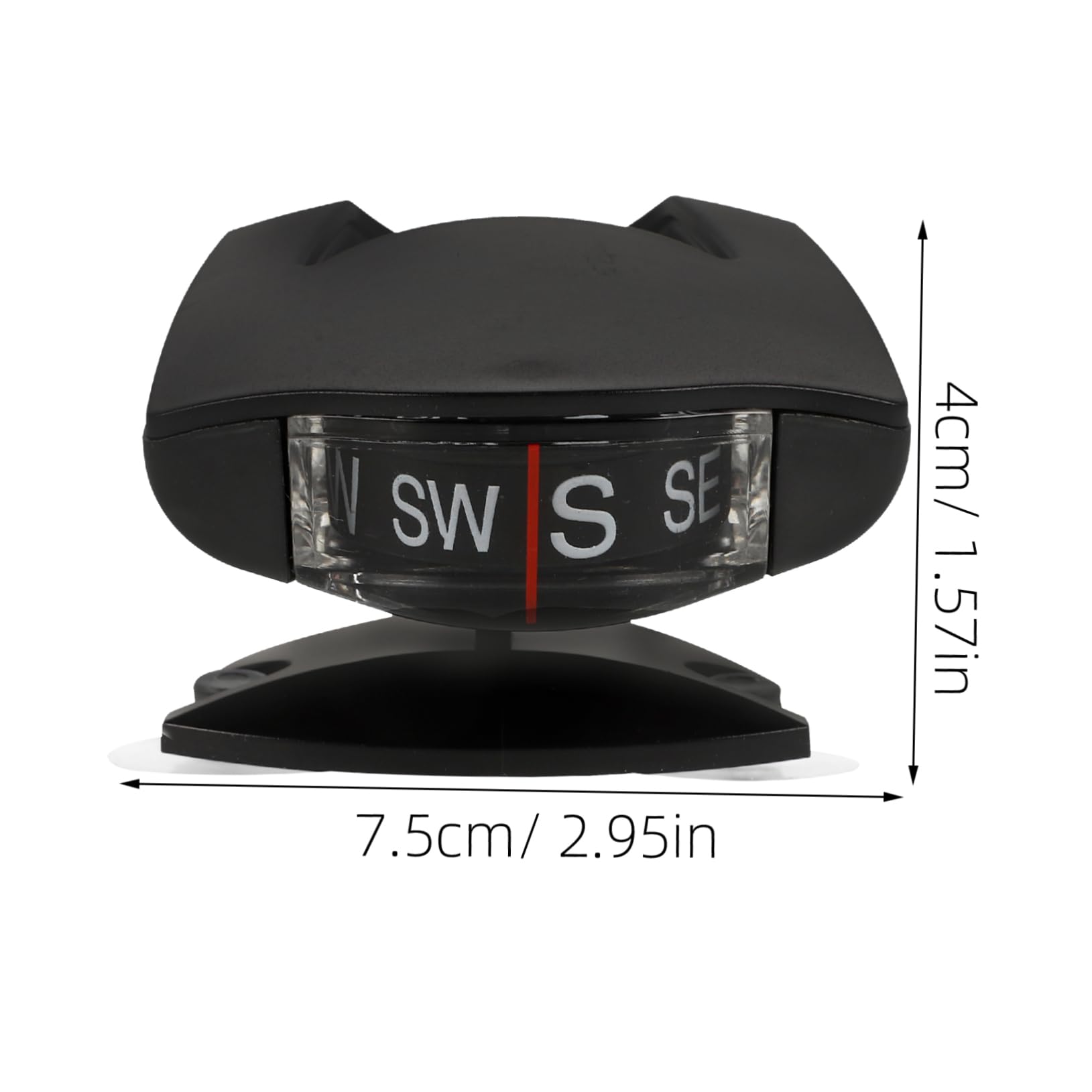 Unomor Vehicle Dashboard Compass with Compact Car Compass for Accurate Navigation Autos Boats and Trucks Essential Automotive Accessory for Road Trips