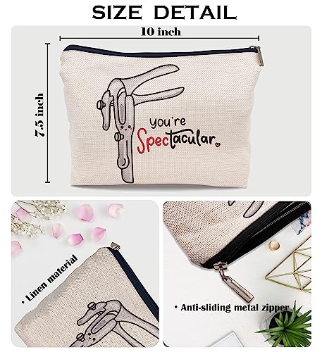 Ayxvt You're Spectacular OBGYN Cosmetic Bag,OBGYN Gifts Makeup Bag,Ob-gyn Doctor Gifts,Nurse Midwife Gifts,Ob-gyn Thank You Gifts 5