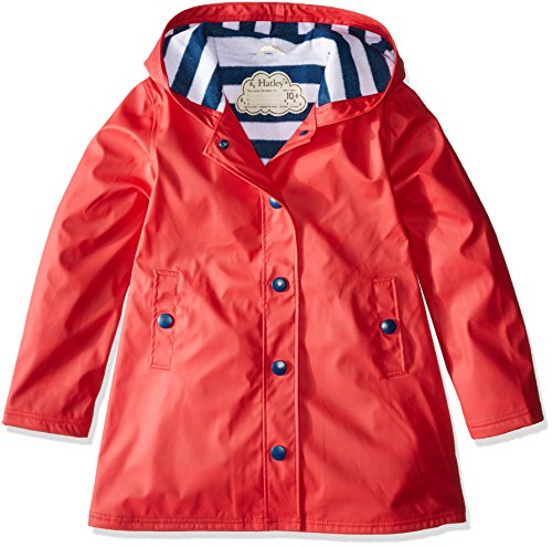 Hatley Girls' Little Splash Jackets, Red, 3