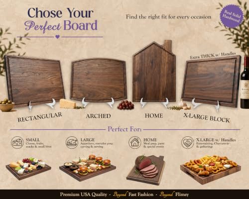 Tabla de cortar personalizada para bodas de madera miniatura 5