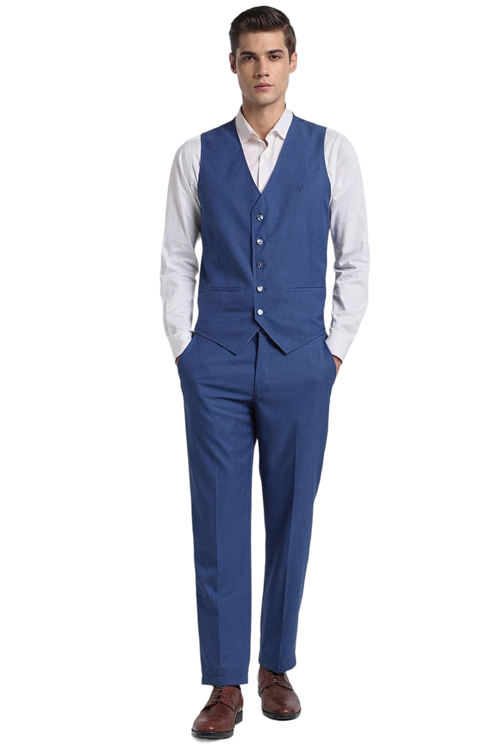 allen solly Men's Polyester Blend Three Piece Suit-picture-26