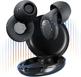 Abafador Ruido Fone Protetor Auricular Autismo Tdah Silicone confortável Sensibilidade Sonora abafador de som criança e adulto confortável maleável flexivel preto