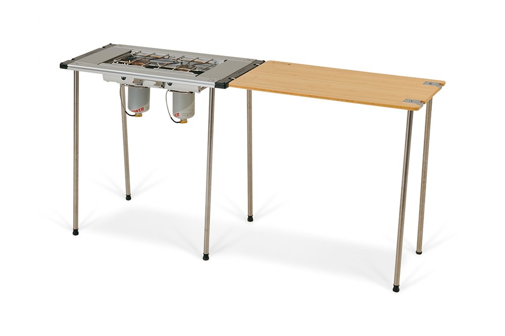 Snow Peak Iron Grill Table, Three Unit 830 Standing Leg Set, Steel, CK-147