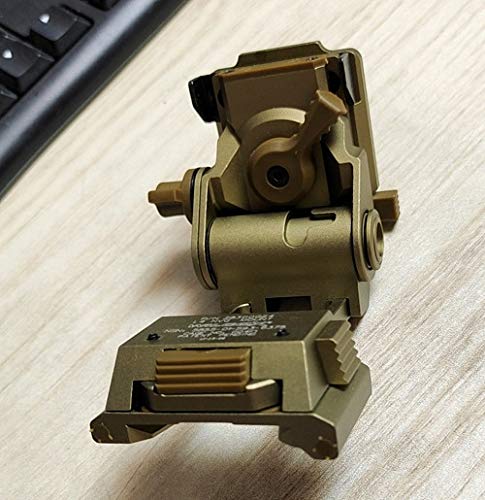Tactical Wilcox L4G24 NVG Mount CNC - Soporte para casco para gafas de visión nocturna VS15 PVS18 GPNVG18