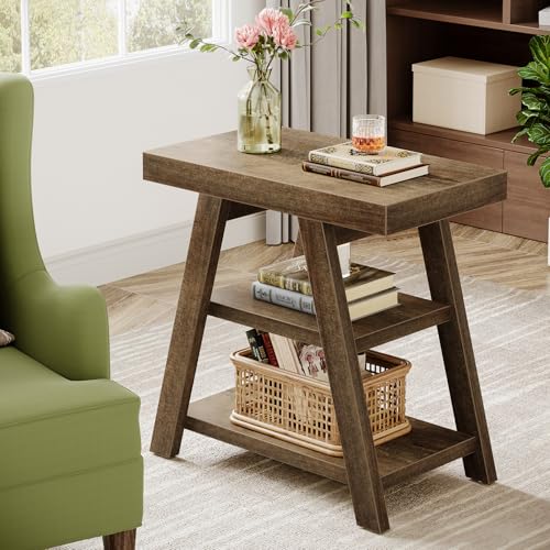 Tribesigns 3-Tier Small End Table, Farmhouse...