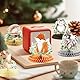 Kotkiddy 9 Stück Woodland Animals Honeycomb Centerpieces 3D Tischdekor Woodland Baby Shower Dekorationen für Mädchen Junge Grün Waldthema Baby Shower Erster Geburtstag