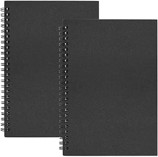 AccuPrints A5 Pack of 2 Craft Notebook, 80 leaf 160 Pages,Blank or Unruled | Travel Writing Notebook,Journal,Notepad,Sketc... Price In India