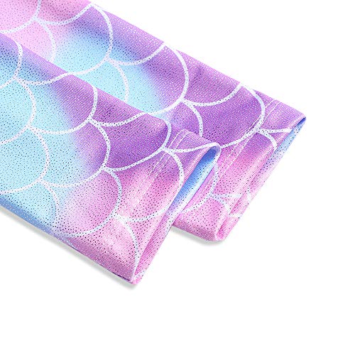 HOZIY Gymnastics Leotards for Girls Unicorn Pink Purple Sparkly Dancewear Activewear Quick Dry