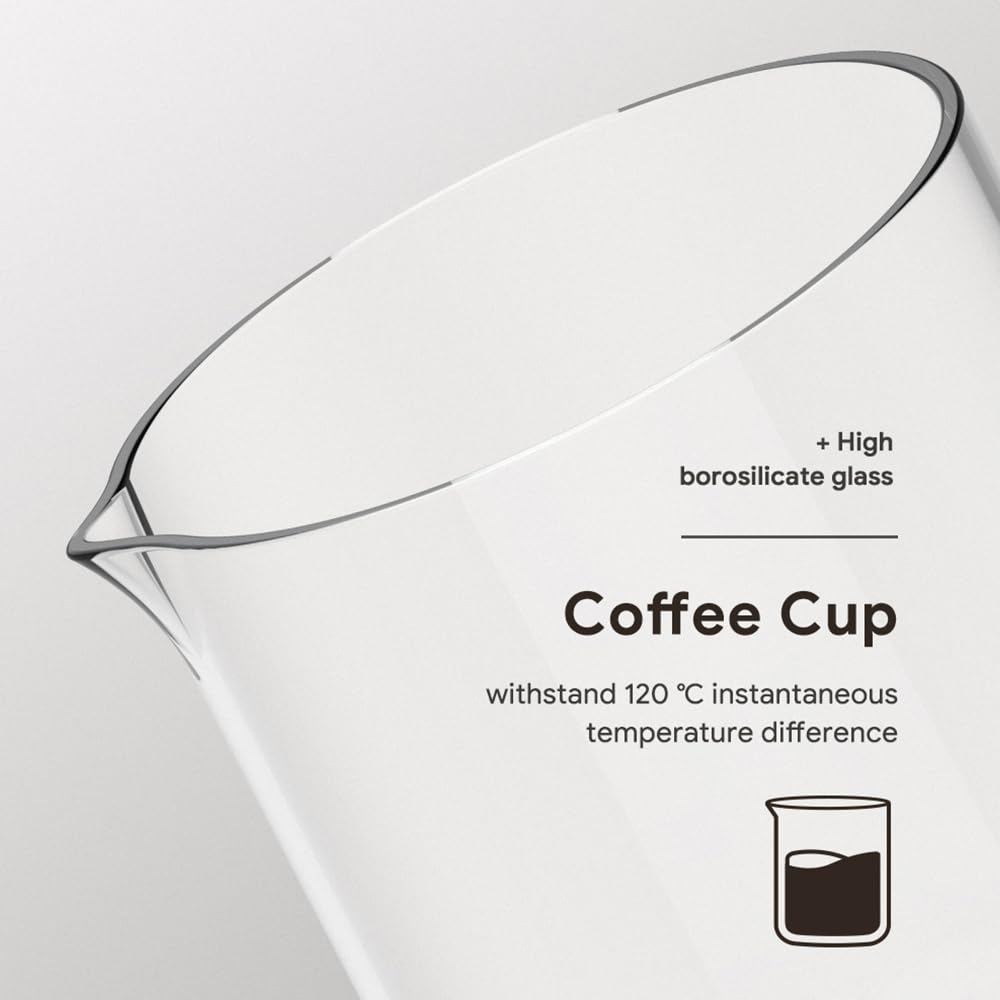 FILFEEL Cold Brew Dripper, 300 Ml Eistropfer Kaffeemaschine für Zuhause, Büro, Reisen (gleichmäßiges Tropfen)
