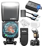 GODOX V480 N Kamera Blitz Flash, V480N Touchscreen Blitzgeräte, TTL HSS 1/8000s Speedlite, Kompatibel mit Nikon Z6III Z8 Z5 Z50II Z50 Zfc Z6II Z30 Z6 Z50II Z7II Z8 Z9 D3500 D850 D7500 D5600 D750
