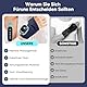 EMS & TENS Handgelenk-Massagegerät, Kabelloses Massagegerät mit Wärme, 3 Stufen Heizung, 9 Massage-Modi Und 19 Intensitäten,Durchblutung, Arthritis-Schmerzen und Schwellungen