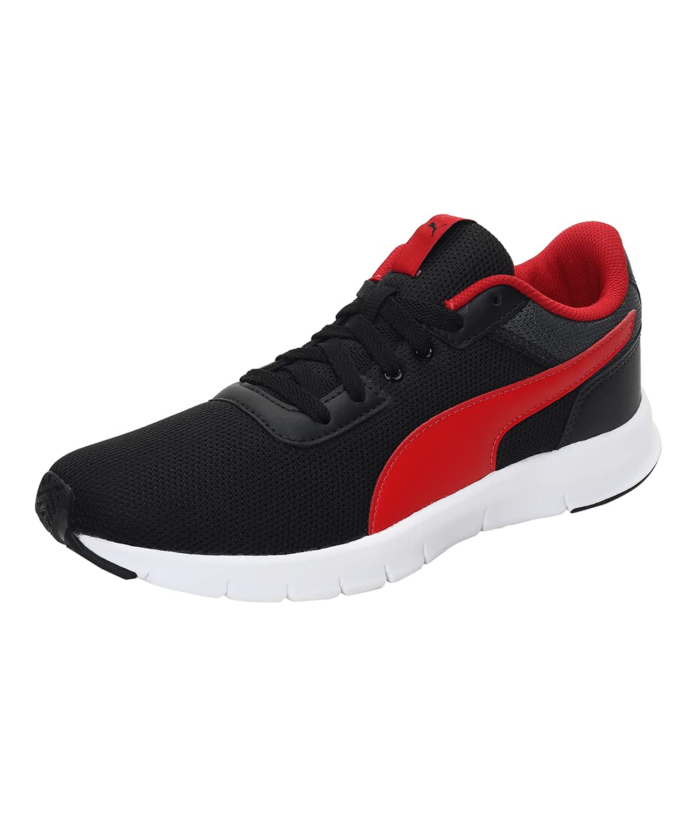 Puma Mens Flexy Black-Dark Shadow-High Risk Red Sneaker - 9 UK (39027502) (B09XV6BRLF) Amazon Price History, Amazon Price Tracker