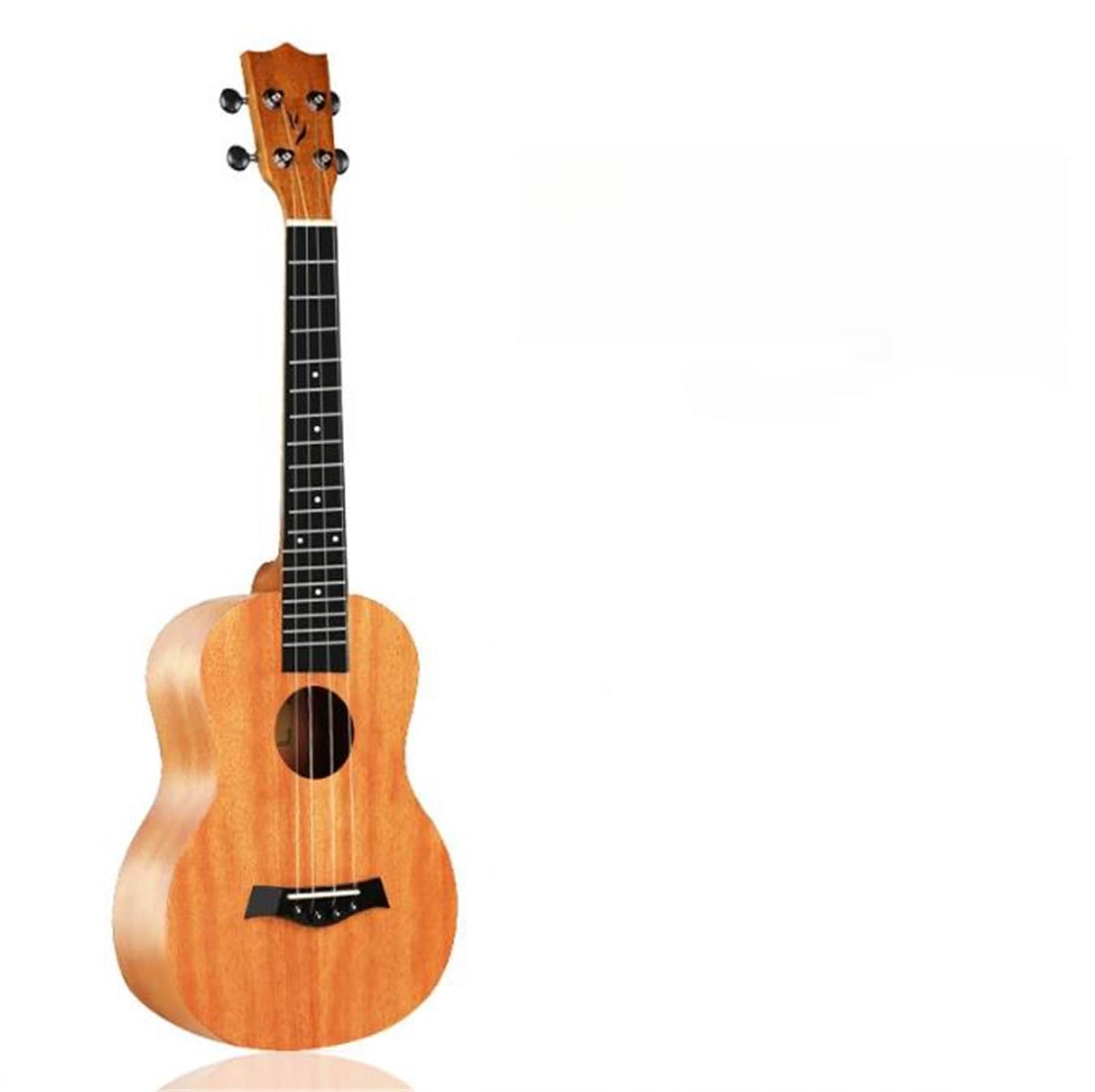 Ukulele Mahoń Fornir 26-calowy Zestaw Startowy Ukelele Zestaw Nylonowych Sznurków Ukulele Set(Wood)