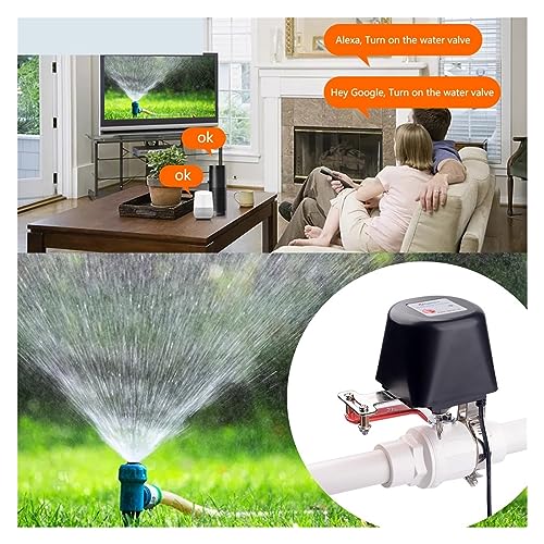 Vanne d'eau Zigbee contrôleur d'arrêt connecté gaz intelligent pour maison domotique