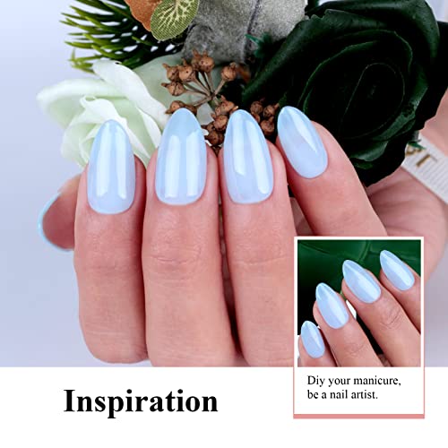 Gel de uñas color azul claro 0.5 Fl Oz IMT-E8-LBJ miniatura 6