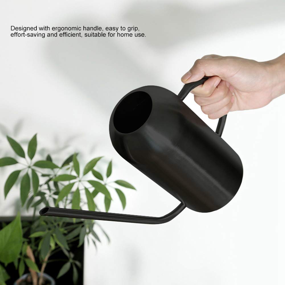 Annaffiatoio Con Beccuccio Lungo In Acciaio Inossidabile Da 1 5 Litri Per Strumento Di Irrigazione Per Piante Di Fiori Da Giardino Nero 94204304