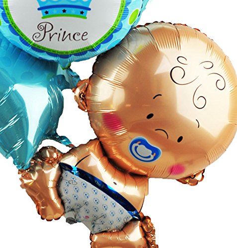 Happium - Palloncini di alluminio Baby Shower