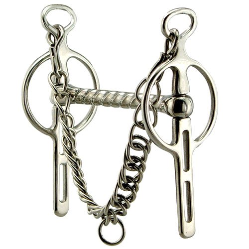 Intrepid InternationalStraight Mouth Liverpool Driving Horse Bit, 5-Inch