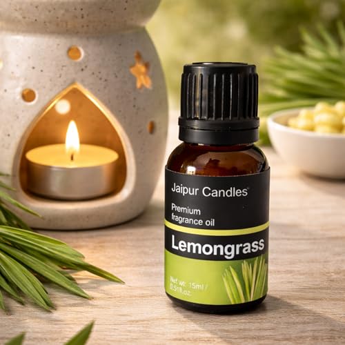 Image of Fragrance Oil | 15 ml | Aroma Oil for Home Fragrance | Best for Aromatherapy | Use in Diffusers, Candles, Air Fresheners (15ML, Lemongrass)