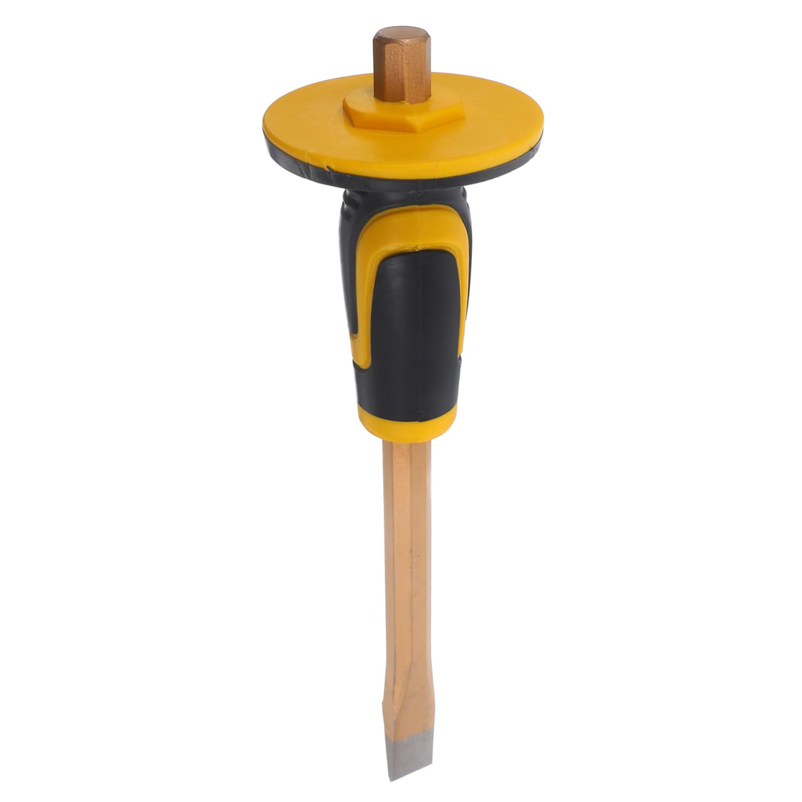 2pezzi Scalpello Piatto Per Muratura Con Protezionper Mano Utensile Da Intaglio Per Pietra Per Falegnami e Muratori