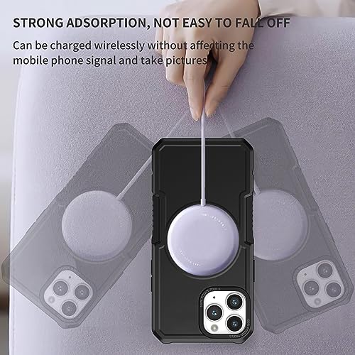 Coque iPhone 11 Pro magnétique matte coque de protection fine noire - 5