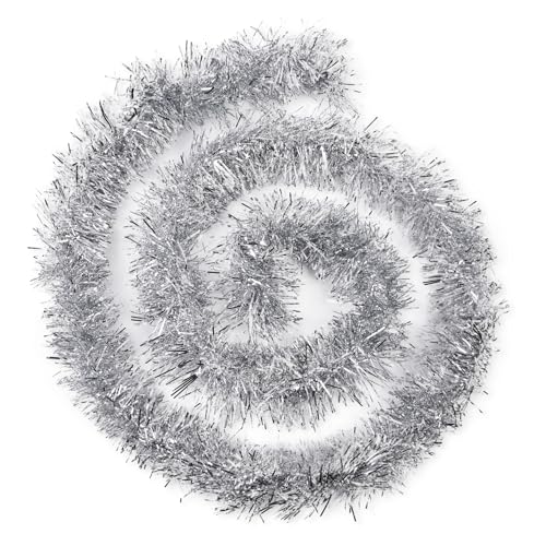 KONVINIT Lametta Girlande Weihnachten - 5er Pack 2m x 5 Glitzernd,...