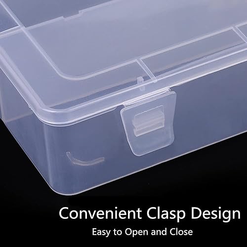 Miniatura 6 de Organizador de herramientas de arte de uñas de plástico, estuche de contenedores de cepillos de uñas, soporte de herramientas de manicura, doble