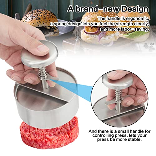 Coikes Pressa per hamburger regolabile 4,5 pollici...