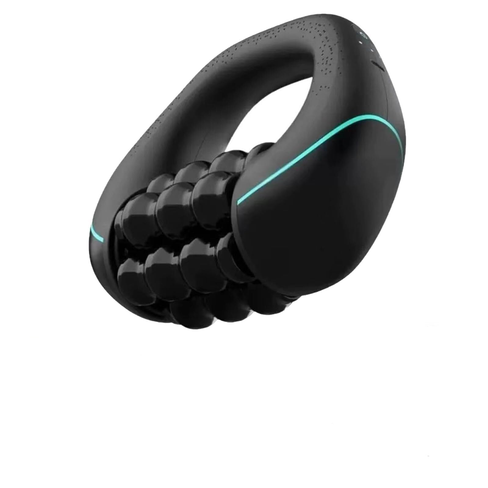 Masajeador Eléctrico De Mano Con Ruedas, Rodillo Muscular De Percusión Con Ruedas De 3 Velocidades, Portátil Y Recargable, Alivia El Dolor Y Mejora La Circulación Sanguínea(1pc)