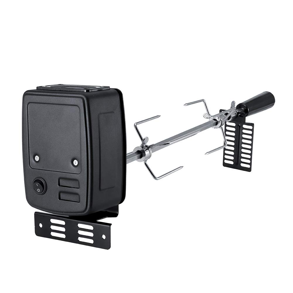 Barbecue Rotisserie, Electric Rotisserie for Barbecue, Universal Skewers Set with Meat Needles and Barbecue Motor, Electric Rotisserie for Gas Grill