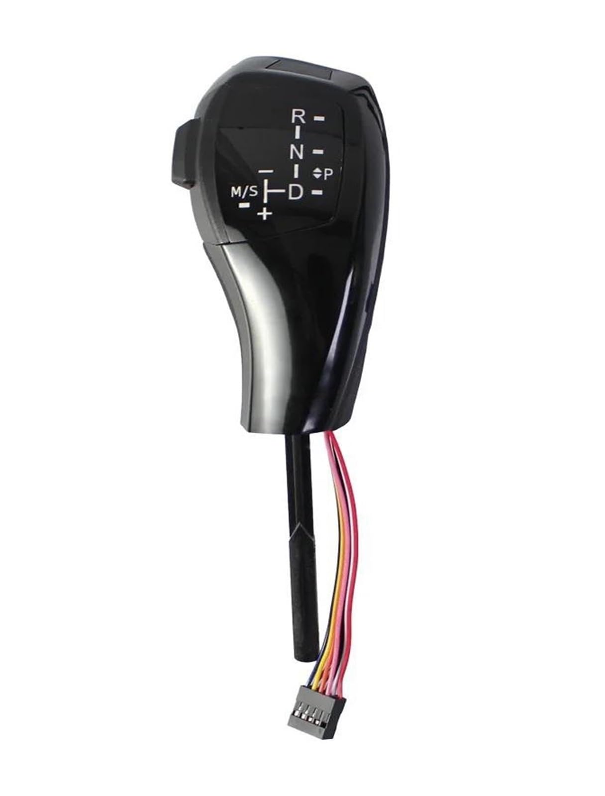 Hivzivccik One Color 1Pcs For 5 Series E85 E38 E90 E91 E93 E81 E82 E84 E87 E88 E89 E46 E61 E60 E83 X3 E86 Led Gear Shift Knob Kit Shiter Lever Gear Lever Head(Black Color)