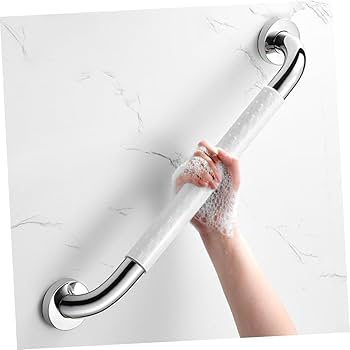 Amazon.co.jp: IWOWHERO 浴室用ステンレス手すりバー 蓄光リング付