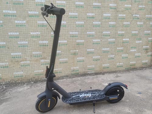 Image of WERHY Foldable Electric Scooter for 7.8 inch-9.4 inch feet, 350W Motor, Max 12 Miles Long Range, 19 MPH Max Speed, 8.5 inch Solid Tire, Lightweight Foldable E-Scooter with Dual Braking, Digital Display