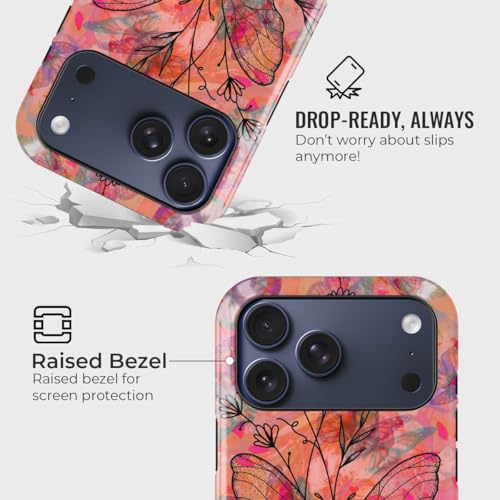 Image of Peeperly Radiant Soar Crystal Case Compatible with iPhone 17 Pro, iPhone 17 Pro Back Cover Case- PC + Silicone