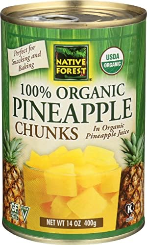 Native Forest Pineapple Chunks, Organic, 14 Oz