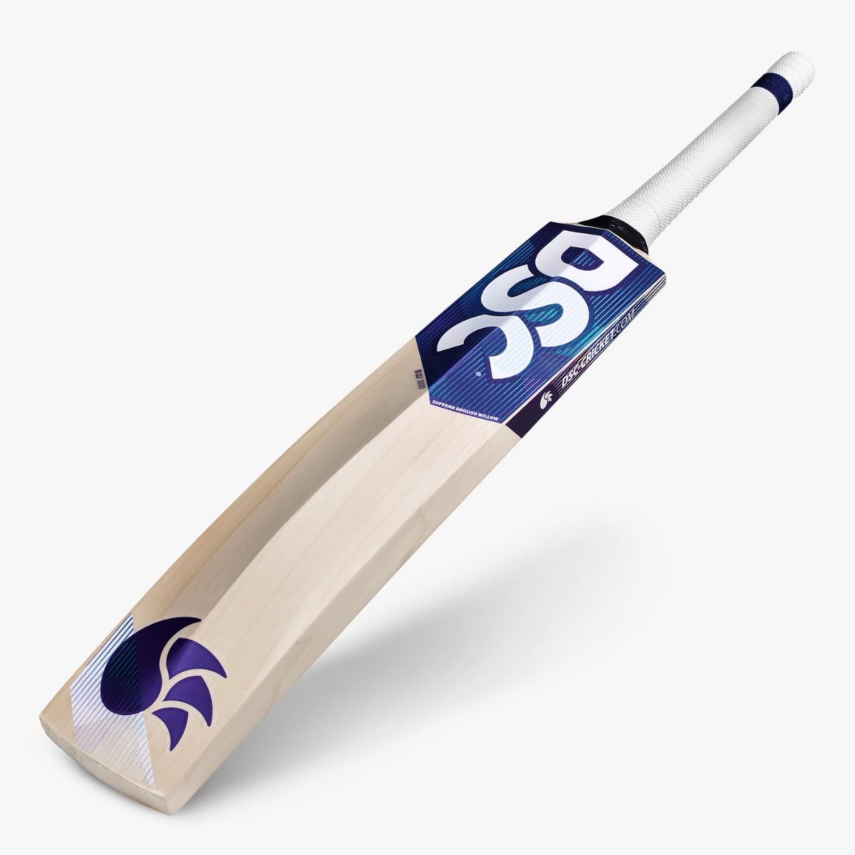 DSC Blu 3000 English Willow Cricket Bat | Material: Wood | For Men & Boys | Lightweight | Extended Power Zone | Ideal for Leather Cricket Ball
