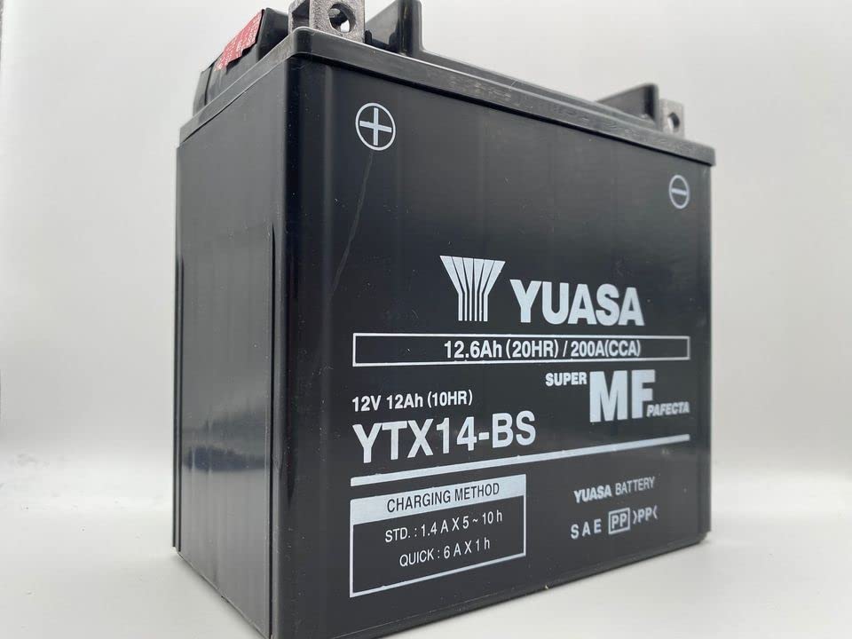 Yuasa YTX14-BS Batteria di ricambio per BMW R 1200 GS ADV 2006