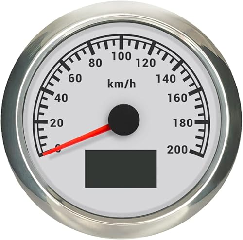 Miniatura 8 de ELING 3.346 in Truck UTV GPS Velocímetro Odómetro 0-60MPH Speedo Gauge con Tripmeter Course Over Ground 12V 24V con 8 colores retroiluminación