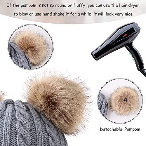 Image of Yuoahcn Kids Winter Beanie Hat Scarf Gloves Set Knit Warm Toddler Winter Cap Gloves Neck Warmer for Boys Girls 1-8 Year