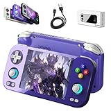 Écran LTPS In-Cell 4,7 pouces et anneau lumineux RVB 16M couleurs : la console rétro est équipée d'un écran LTPS In-Cell HD 4,7 pouces avec laminage OCA complet (images claires sans reflets), sa résolution 1280×960 reproduisant les détails complexes des jeux. Elle prend en charge 120 Hz de taux de rafraîchissement et le multi-touch, garantissant mouvements fluides (sans effet fantôme/décalage) pour commandes réactives. Elle dispose également d'un anneau lumineux RVB intégré 16M couleurs avec modes : toujours, respiration, arc-en-ciel, marquise, poursuite, jeu ; luminosité et couleur sont réglables librement pour personnaliser l'éclairage selon gameplay, environnement ou préférences