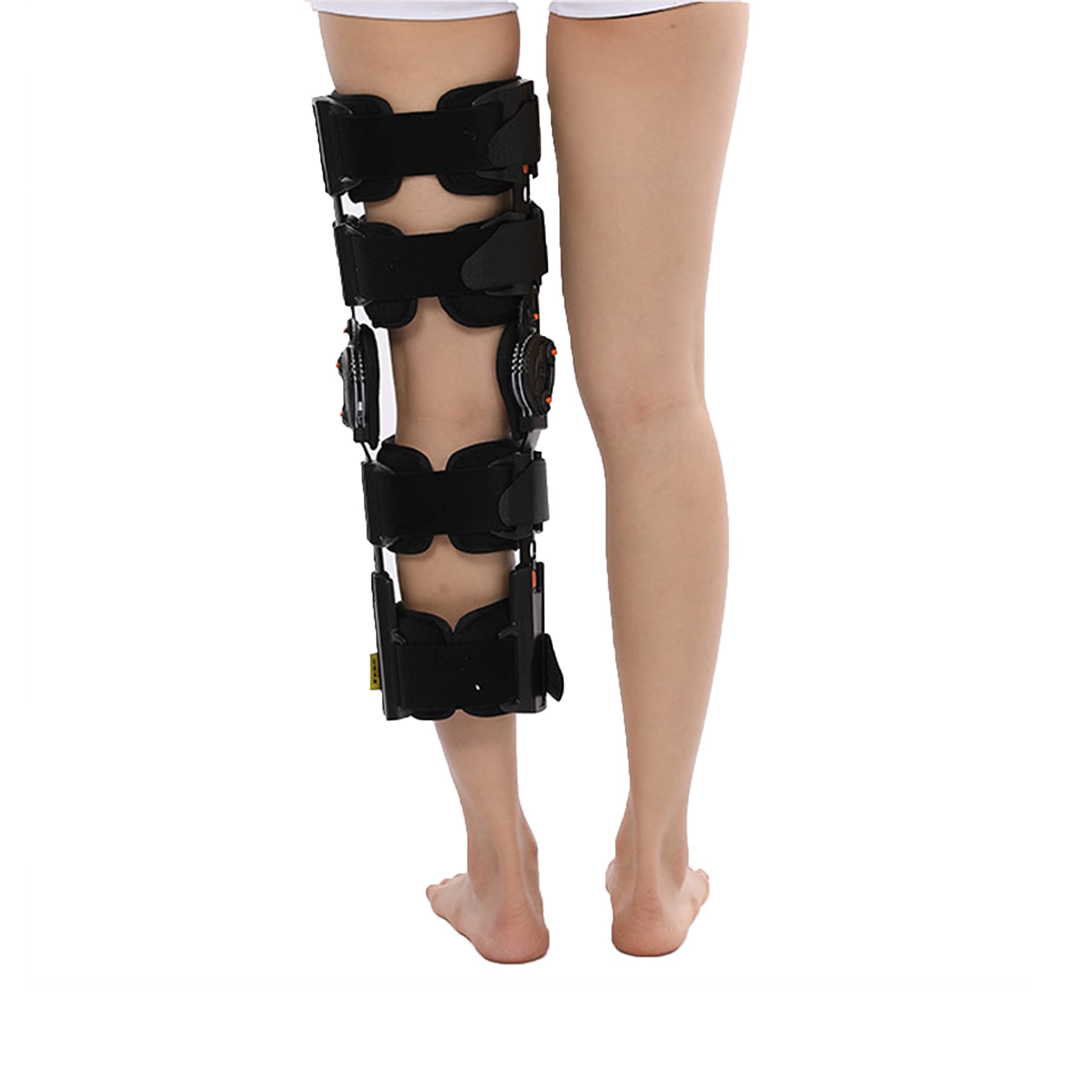 ROM Rodillera Ajustable para Pierna para Lesionados Esguinces Artritis Desgarros del Menisco Lesiones Ligamentosas Adapta Tanto Piernas Rodilla Derecha Izquierda Hombres Mujeres